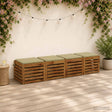 Vidaxl 4-piece zitkussens soest 4 st 100% polyester lichtgroen