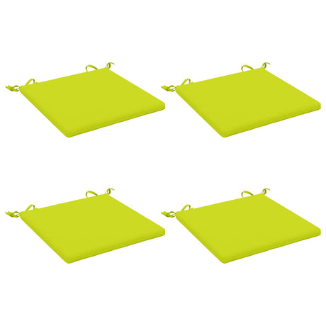 Vidaxl 4-piece zitkussens soest 4 st 100% polyester helder groen