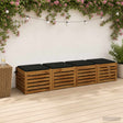 Vidaxl 4-piece zitkussens soest 4 st 100% polyester zwart