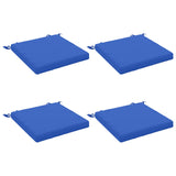 Vidaxl 4-piece zitkussens soest 4 st 100% polyester koninklijk blauw