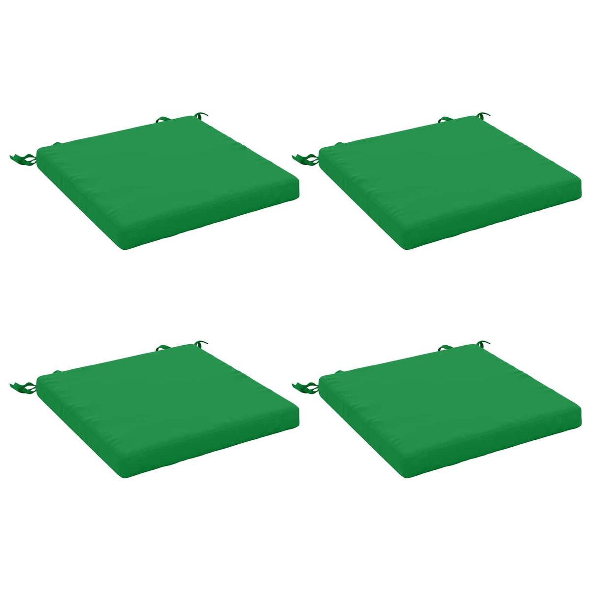 Vidaxl 4-piece zitkussens soest 4 st 100% polyester groen