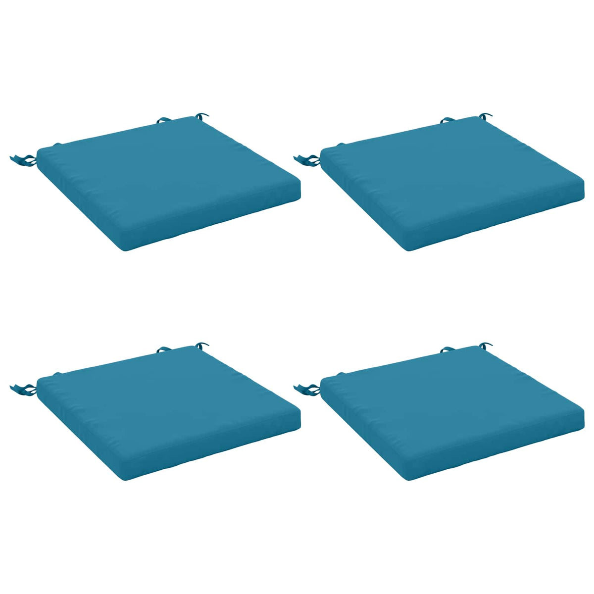 Vidaxl 4-piece zitkussens soest 4 st 100% polyester lichtblauw