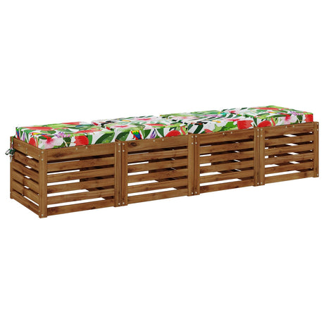 Vidaxl 4-piece zitkussens soest 4 st 100% polyester meerkleurig