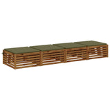 Vidaxl 4-piece zitkussens soest 4 st 100% polyester olijfgroen
