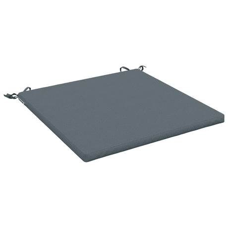 Vidaxl 1-piece zitkussen soest 100% polyester blauw 60 x 60 x 3 cm