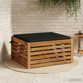 Vidaxl 1-piece zitkussen soest 100% polyester zwart 60 x 60 x 3 cm
