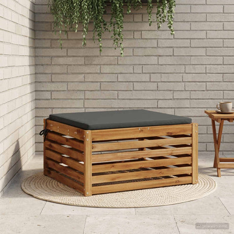 Vidaxl zitkussens soest 100% polyester antraciet 80 x 80 x 3 cm