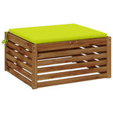 Vidaxl 1-piece zitkussen soest 100% polyester helder groen