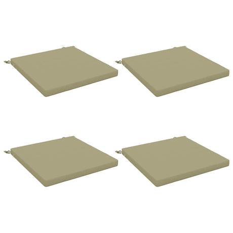 Vidaxl 4-piece zitkussens soest 4 st 100% polyester lichtgroen
