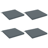 Vidaxl 4-piece zitkussens soest 4 st 100% polyester blauw