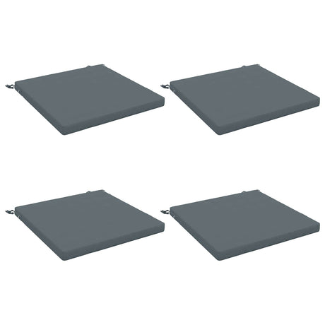 Vidaxl 4-piece zitkussens soest 4 st 100% polyester blauw