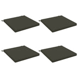 Vidaxl 4-piece zitkussens soest 4 st 100% polyester antraciet