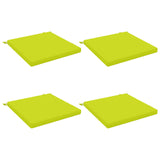 Vidaxl 4-piece zitkussens soest 4 st 100% polyester helder groen