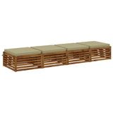 Vidaxl 4-piece zitkussens soest 4 st 100% polyester lichtgroen