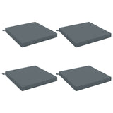 Vidaxl 4-piece zitkussens soest 4 st 100% polyester blauw
