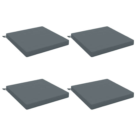 Vidaxl 4-piece zitkussens soest 4 st 100% polyester blauw