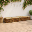 Vidaxl 4-piece zitkussens soest 4 st 100% polyester beige
