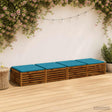 Vidaxl 4-piece zitkussens soest 4 st 100% polyester lichtblauw
