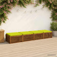 Vidaxl 4-piece zitkussens soest 4 st 100% polyester helder groen