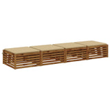 Vidaxl 4-piece zitkussens soest 4 st 100% polyester beige