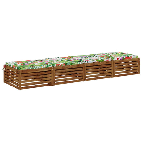 Vidaxl 4-piece zitkussens soest 4 st 100% polyester meerkleurig