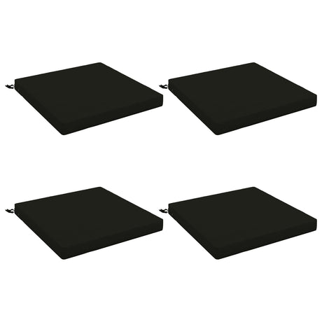 Vidaxl 4-piece zitkussens soest 4 st 100% polyester zwart