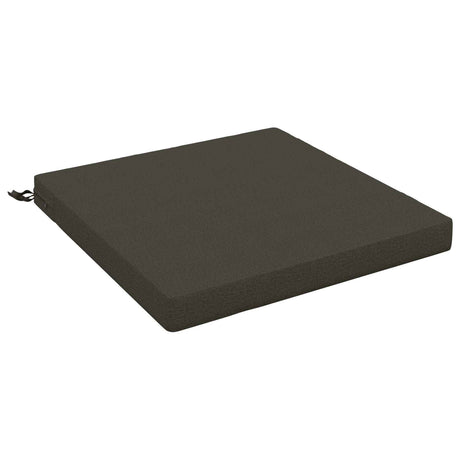 Vidaxl 1-piece zitkussen soest 100% polyester antraciet 80 x 80 x 7 cm