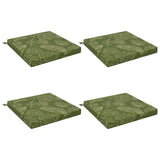 Vidaxl 4-piece zitkussens soest 4 st 100% polyester bladontwerp
