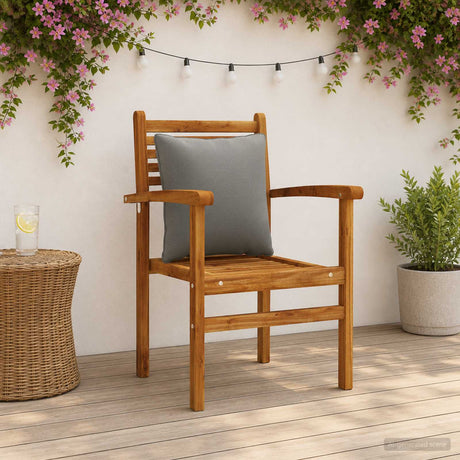 Vidaxl rugkussen putten 4 st 100% polyester grijs 40 x 40 x 15 cm