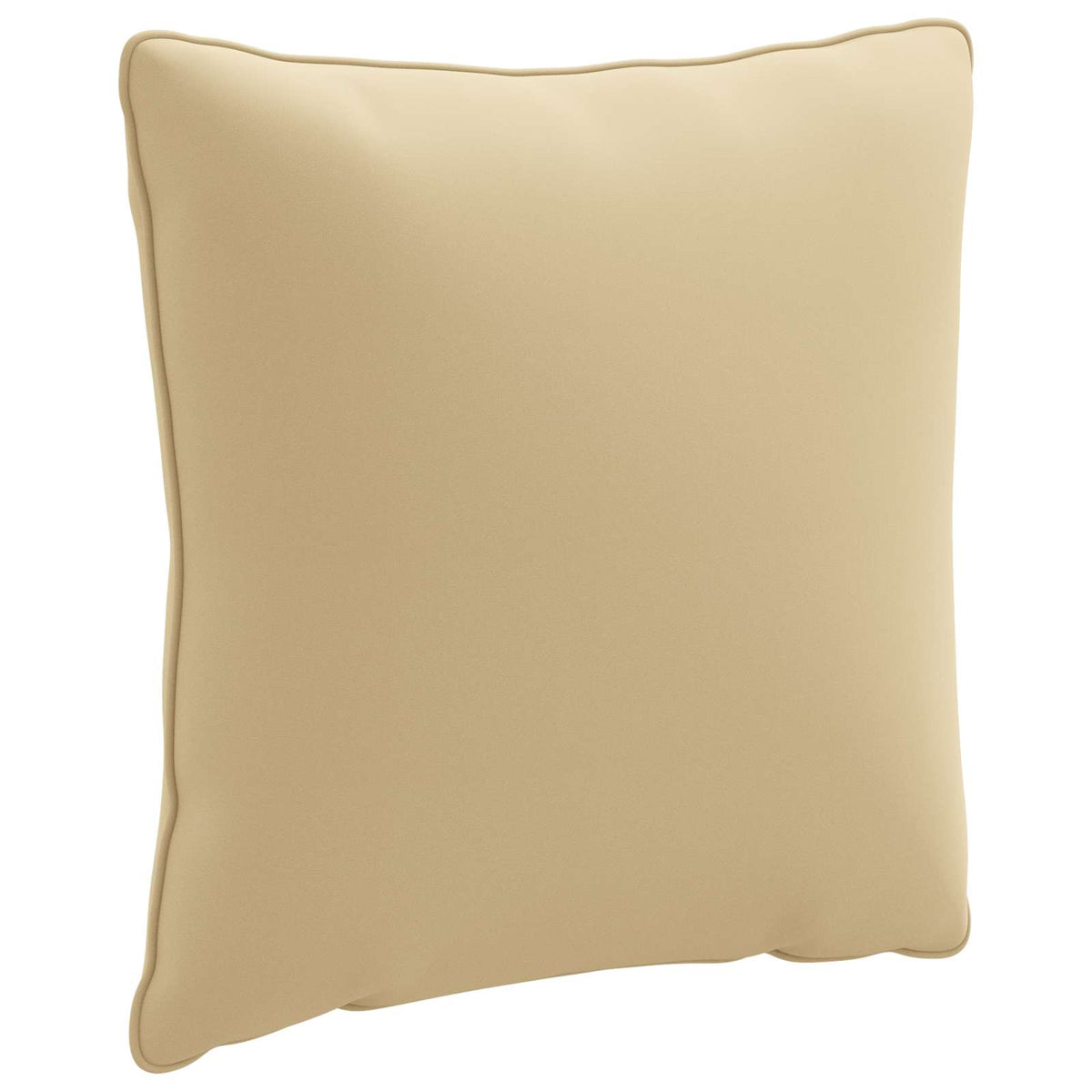 Vidaxl 1-delig rugkussen putten 100% polyester beige 40 x 40 x 15 cm
