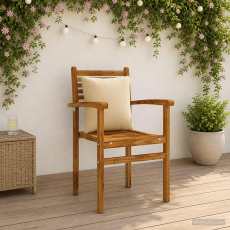 Vidaxl rugkussen putten 4 st 100% polyester beige 40 x 40 x 15 cm