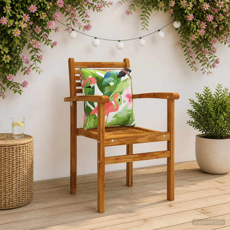 Vidaxl rugkussen putten 4 st 100% polyester meerkleurig