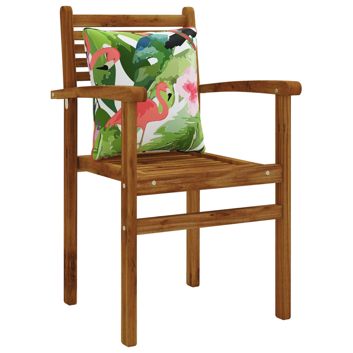 Vidaxl 4-delige rugkussens putten 4 pcs 100% polyester meerkleurig