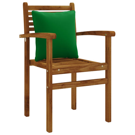 Vidaxl rugkussen putten 100% polyester groen 40 x 40 x 15 cm
