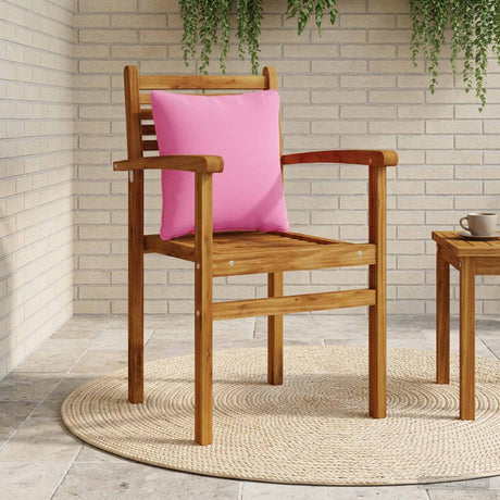 Vidaxl rugkussen putten 100% polyester roze 40 x 40 x 15 cm