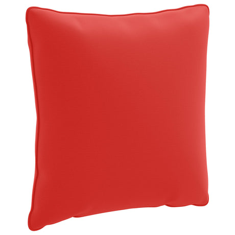 Vidaxl rugkussen putten 100% polyester rood 40 x 40 x 15 cm