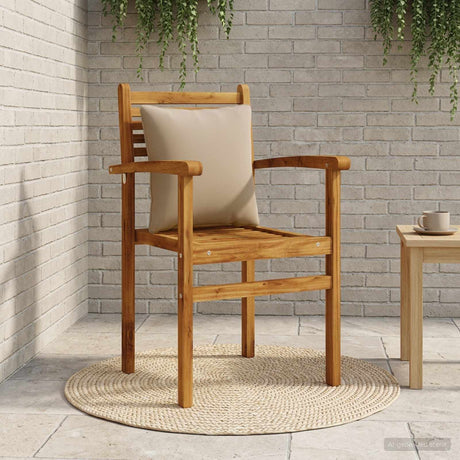 Vidaxl rugkussen putten 100% polyester taupe 40 x 40 x 15 cm