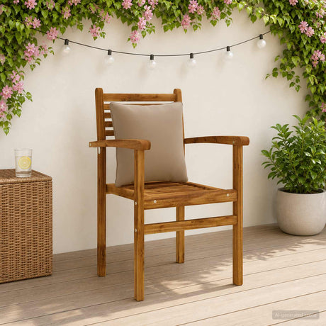Vidaxl rugkussen putten 4 st 100% polyester taupe 40 x 40 x 15 cm