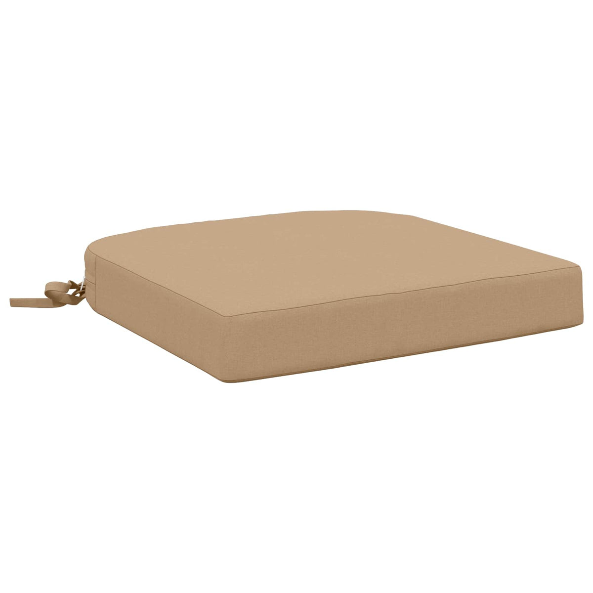 Vidaxl 1-delig zitkussen soest 100% polyester zand 40 x 40 x 7 cm