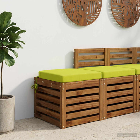 Vidaxl 1-delig zitkussen soest 100% polyester helder groen