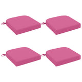 Vidaxl 4-delige zitkussens soest 4 pcs 100% polyester roze