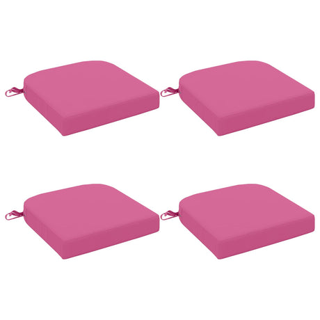 Vidaxl 4-delige zitkussens soest 4 st 100% polyester roze