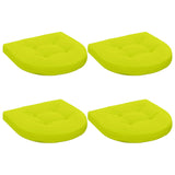 Vidaxl 4-piece zitkussens 4 st 100% polyester helder groen