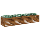 Vidaxl 4-piece zitkussens 4 st 100% polyester bladpatroon