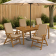 Vidaxl 4-delige hoog rug bhair kussens gemert 4 pcs 100% polyester
