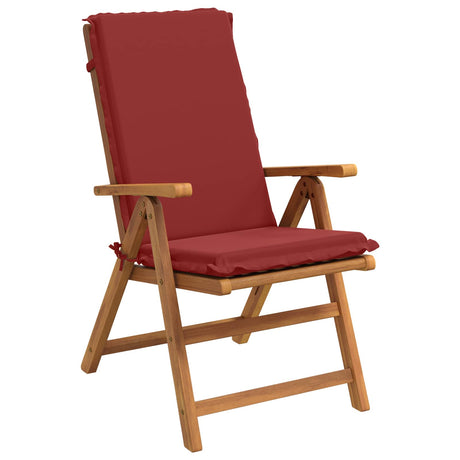 Vidaxl kussen voor stoel met hoge rug gemert 4 st 100% polyester
