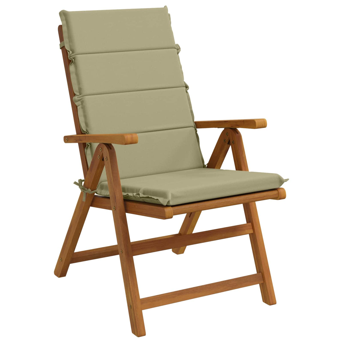 Vidaxl 6-delige hoog rug bhair kussens gemert 100% polyester