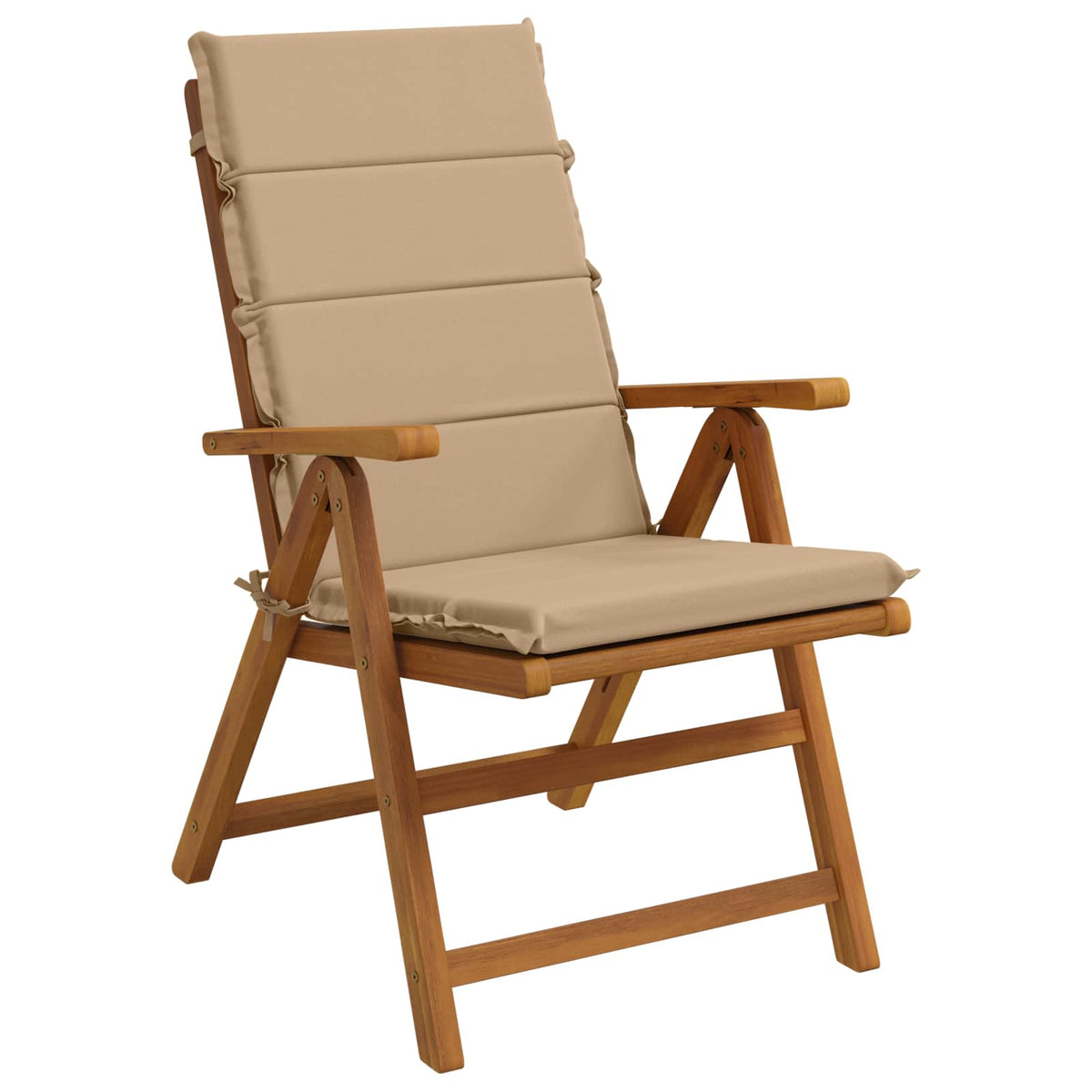 Vidaxl 2-delige hoog rug bhair kussens gemert 100% polyester zand