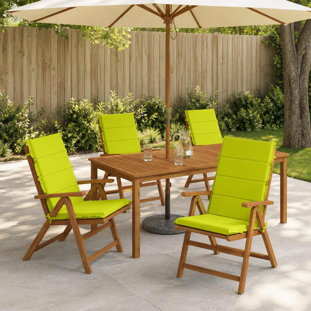 Vidaxl 6-delige hoog rug bhair kussens gemert 100% polyester