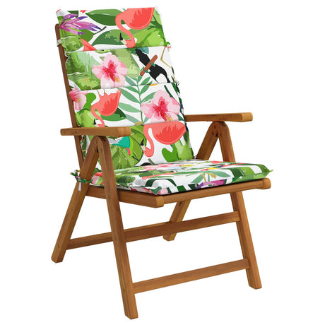 Vidaxl kussen voor stoel met hoge rug gemert 6 st 100% polyester